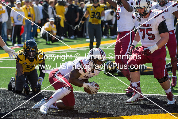 NCAA FOOTBALL: OCT 03 South Carolina at Missouri